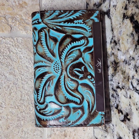 Patricia Nash Handbags - 🔥 Patricia Nash Turquoise Tooled Wallet